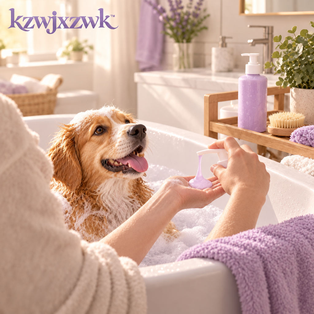 Pet Shampoo - in use