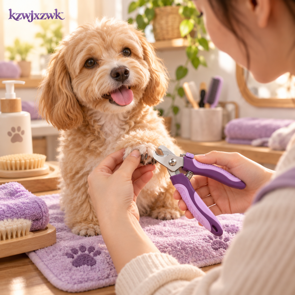 Pet Nail Clipper - in use