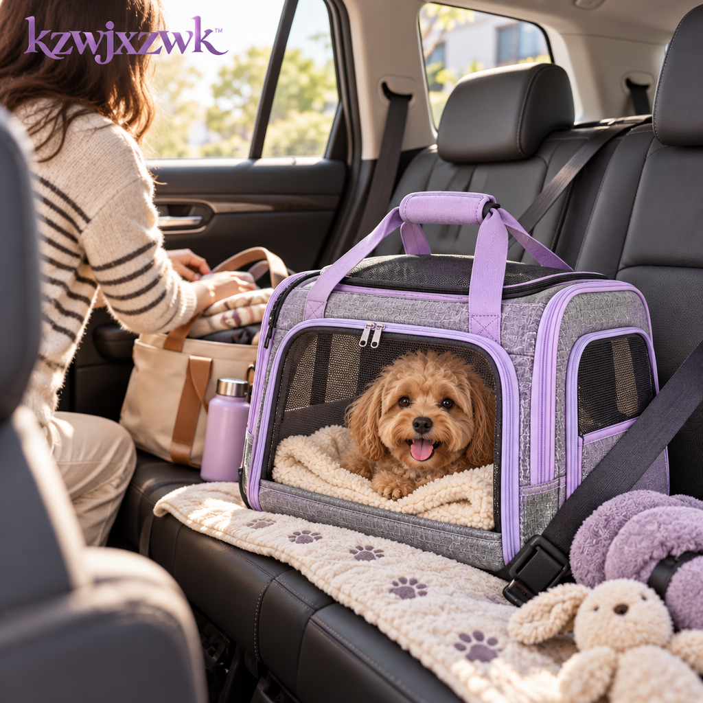 Airline Pet Carrier - in use
