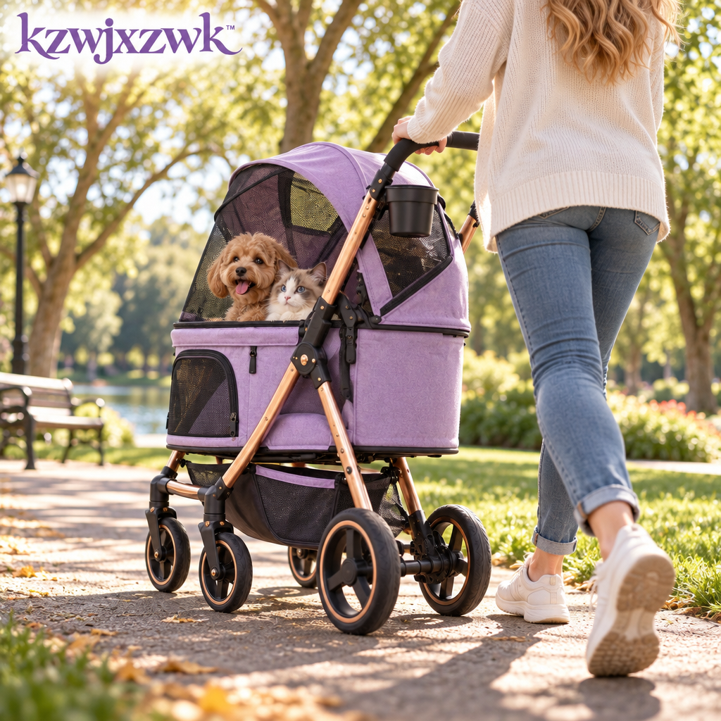 Pet Stroller - in use