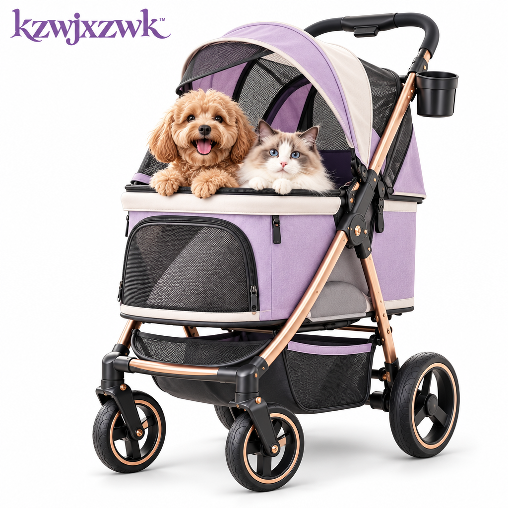 Pet Stroller - white background
